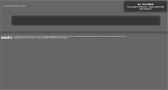 Desktop Screenshot of eurocheques.de
